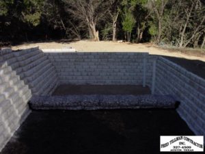 Fred Tillman Contracts Retention Wall Projects