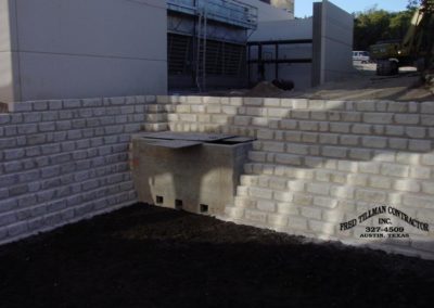 Fred Tillman Contracts Retention Wall Projects